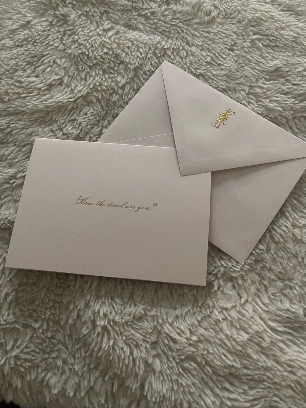 kate spade New York How the Devil Are You? Notecards